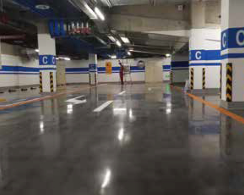 停车场混凝土密封固化剂地坪